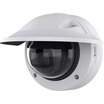 Câmara de vigilância IP Axis P3278-LVE — dome, 3840×2160, interior e exterior, montagem em teto/parede, CMOS 1/1,8 polegadas, 0,03 lx, 103° H