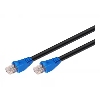 Goobay Cat 6 U/UTP 40m Cabo de rede (UTP) - preto (40m, RJ-45, RJ45, CAT6 U/UTP Cabo de rede (UTP), preto)