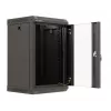 Armário rack Lanberg WF11-3309-10B 9U rack de parede preto