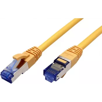 Cabo de rede RJ45 Value 21.99.1934, cabo de patch CAT 6a S/FTP 0,30 m amarelo 1 unid.