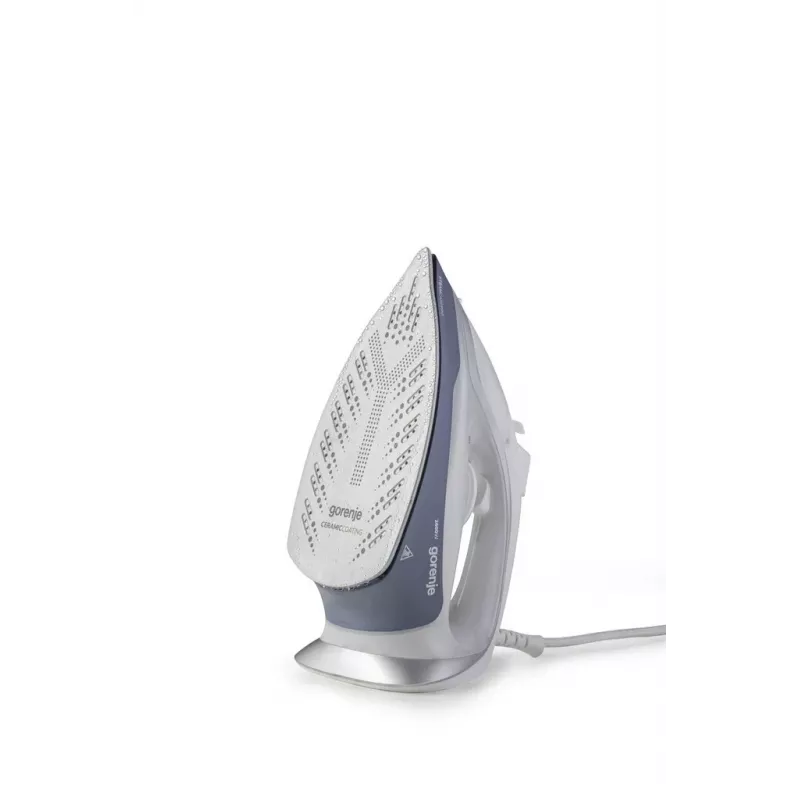 Ferro de engomar a vapor Gorenje SIK2600WB, 2600 W, capacidade do depósito de água 450 ml, vapor contínuo 45 g/min, desligação automática, Azul/Preto | Gorenje