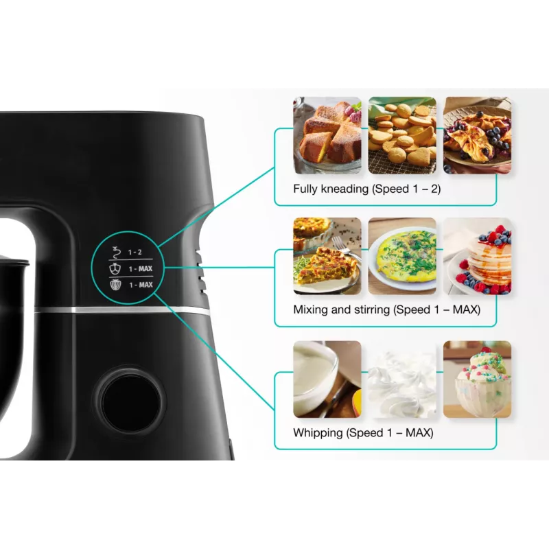 Robot de cozinha MMC1000SCB 1000 W 12 velocidades