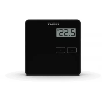 Controlador de sala com fios Tech ST-294V1 (modelo ST294V1BK) – controlador de sala com fios de montagem na parede
