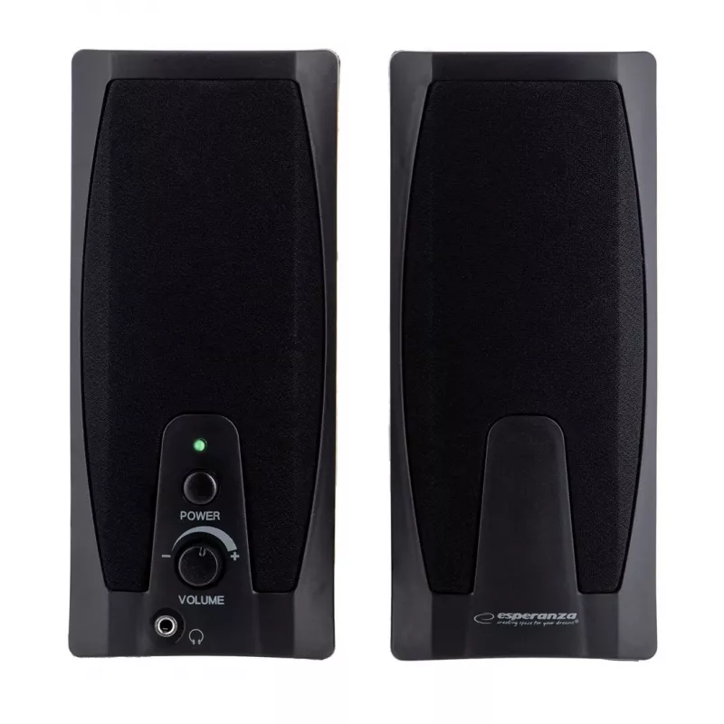Altifalante Esperanza EP110 2 vias preto com fios 6 W