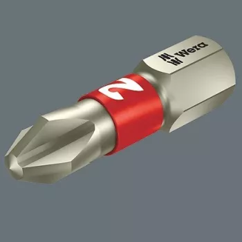 Conjunto de bits Wera 30 peças BC Stainless/30 Bit-Check Phillips Phillips, Phillips Pozidriv, TORX, sextavado interior (05071109001)