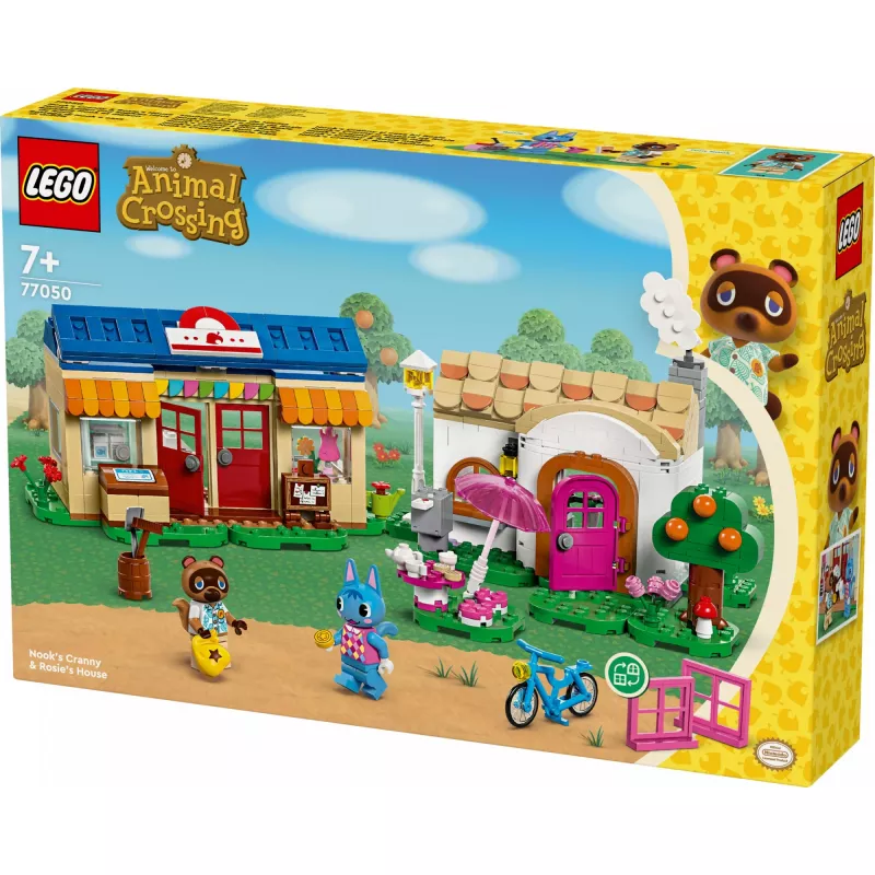 Brinquedo de construção LEGO 77050 Animal Crossing Loja do Nook Casa da Sophie Conjunto – conjunto de jogo modular