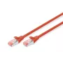 Cabo de rede Digitus CAT 6 S/FTP DK-1644-005/R 0,5 m vermelho