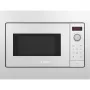 Micro-ondas de encastrar solo Bosch BFL523MW3, 800 W, 20 L, branco, controlo tátil e rotativo