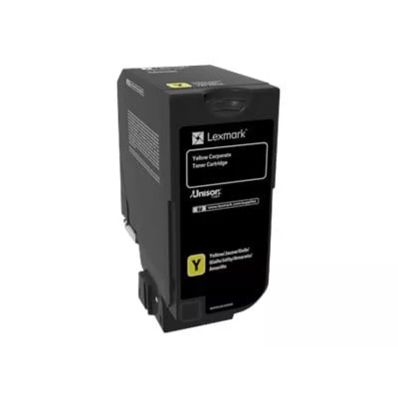 Lexmark 74C20YE cartucho de toner Corporate para CS720/CS725/CX725, amarelo, 3000 páginas