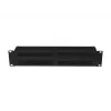Organizador de cabos para rack 19 polegadas 2U LANBERG AK-1705-B, preto
