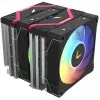 Vind DL125, dissipador de CPU preto, 120 mm