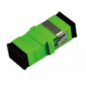 Adaptador Extralink SC/APC, monomodo, simplex, sem flange, verde