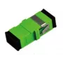 Adaptador Extralink SC/APC, monomodo, simplex, sem flange, verde