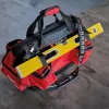 Einhell 4540036 E-Case Bag bolsa de ferramentas de sistema, poliéster, carga de 30 kg, preto/vermelho