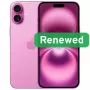 Grade A | Apple iPhone 16 Plus | 6,7 polegadas Super Retina XDR | 5G | 128 GB | rosa | iOS | Apple Renew