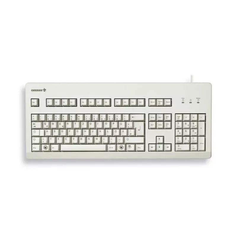 Teclado CHERRY G80-3000 Universal USB QWERTZ Alemão cinzento