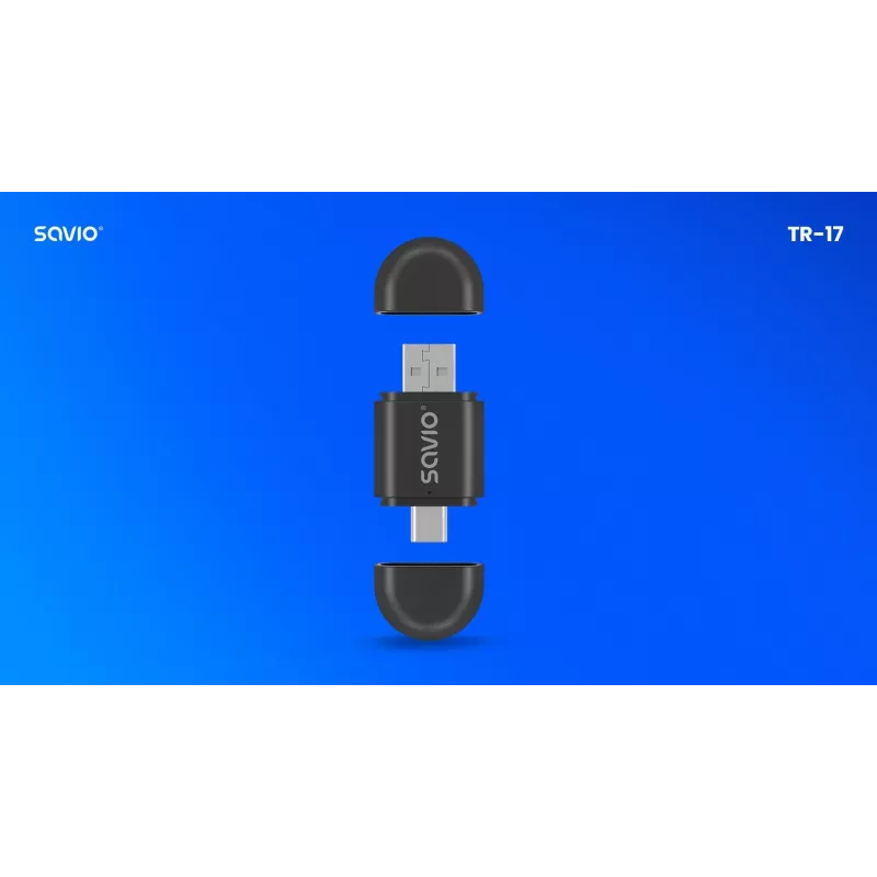 Savio TR-17 adaptador sem fios CarPlay e Android Auto