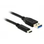 Cabo USB DeLOCK 0,5 m USB3.1-C/USB3.1-A