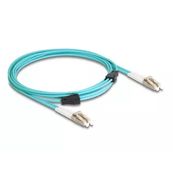 Cabo de fibra ótica DeLOCK LC Duplex para LC Duplex OM3 3 m
