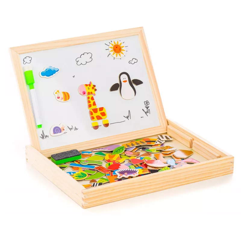 Extralink Toys quadro de giz e magnético educativo de dupla face