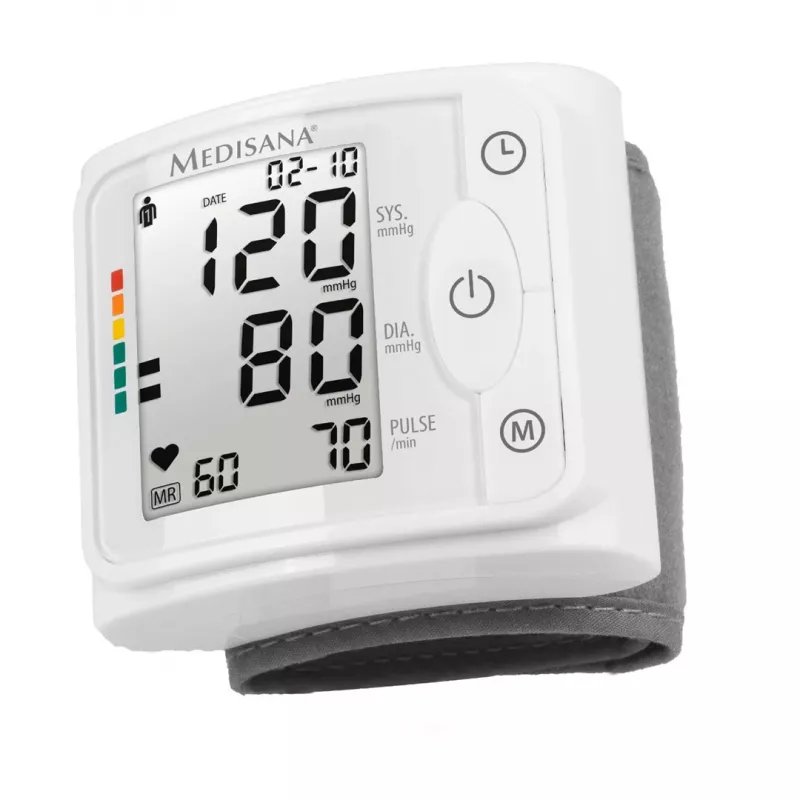 Medisana BW 320 medidor de tensão arterial de pulso - automático, 2 utilizadores, 120 memórias