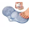 Tapete de limpeza de pés para banho com pedra-pomes