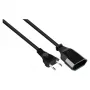 Good Connections Extensão europeia preta 0,5m