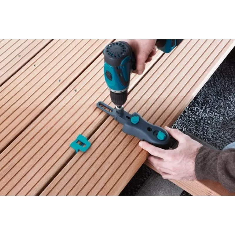 Grampo de viga wolfcraft GmbH conjunto para construção de terraços