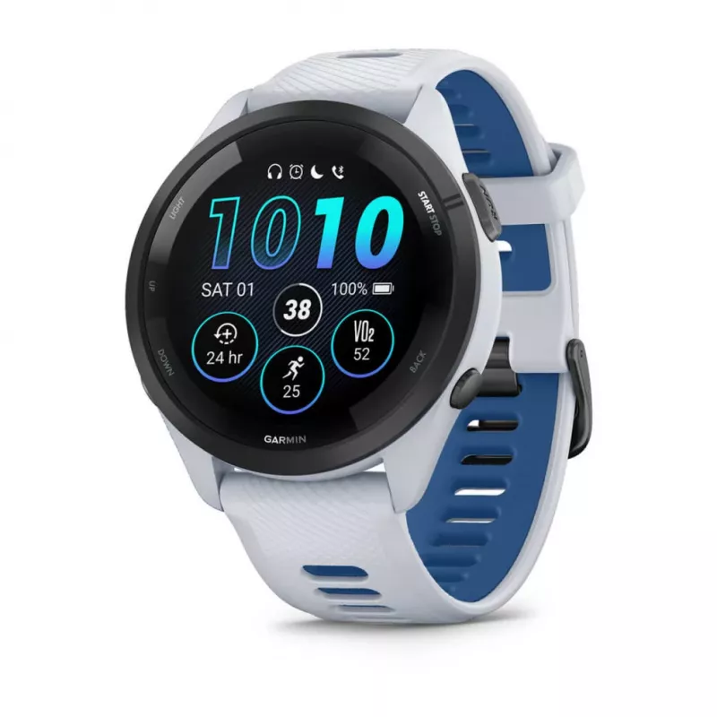 Smartwatch GARMIN Forerunner 265 — caixa em GFRP de 46 mm, AMOLED 1,3