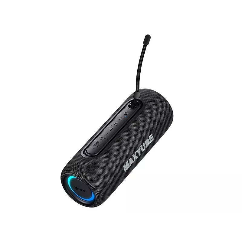 Altifalante TRACER MaxTube 20W TWS Bluetooth, preto — som portátil sem fios, som estéreo