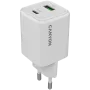 Carregador Canyon CU45AC 45W universal branco carregador rápido AC para interiores