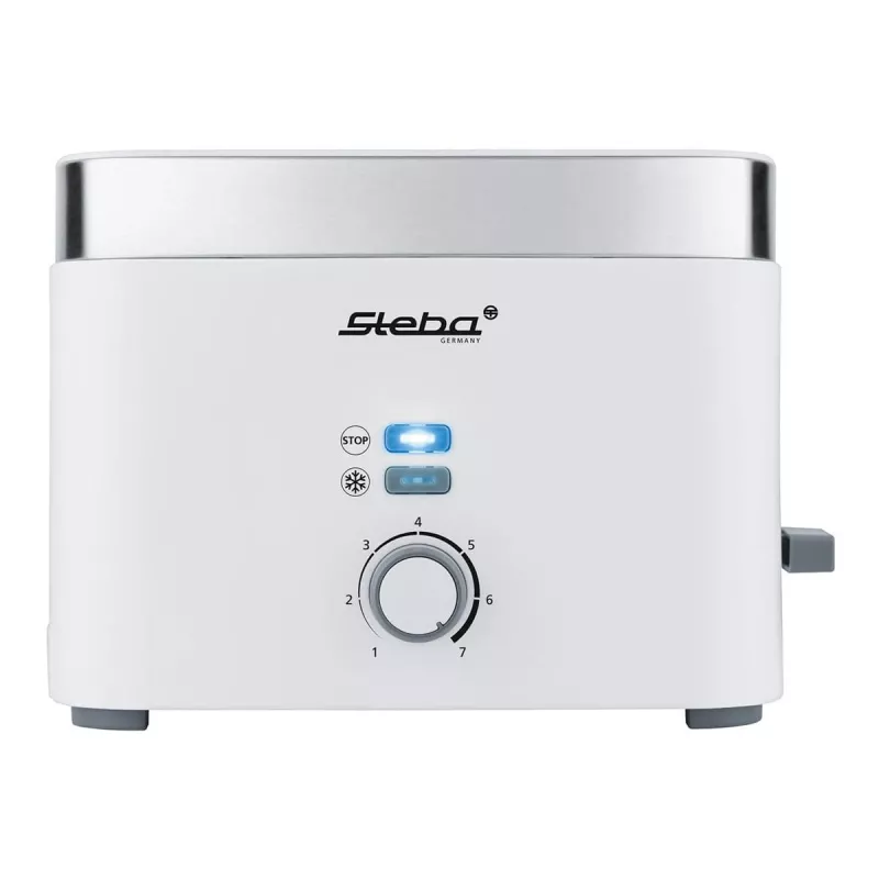Torradeira Steba TO 10 BIANCO 2 fatias 930 W prateado branco