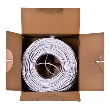 Cabo de rede Lanberg LCU6-12CU-0305-S 305 m Cat6 U/UTP (UTP) Cinzento