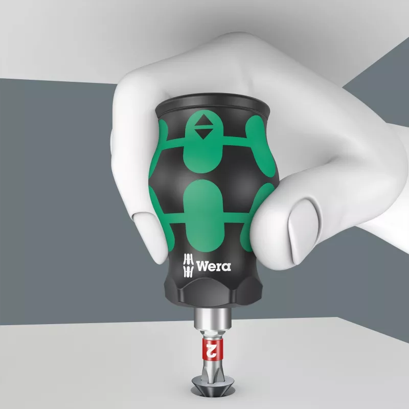 Kraftform compact Stubby Magazin 1 conjunto de bits (preto/verde, 7 peças)