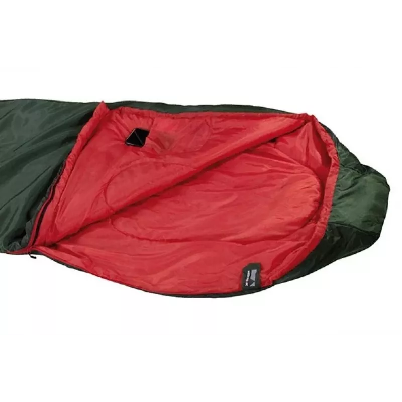 Saco-cama tipo múmia High Peak Lite Pak 1200 Poliéster verde, vermelho 23263