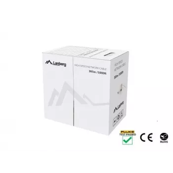 Cabo de rede Lanberg LCU5-12CU-0305-B U/UTP Cat5e 305 m azul