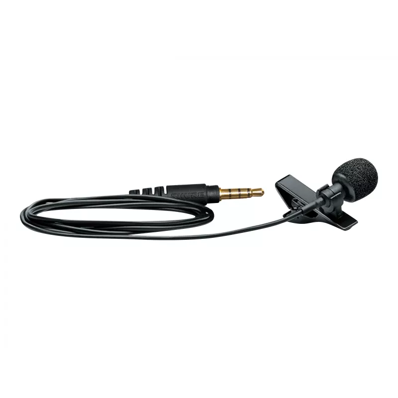 Microfone lavalier Shure MVL para smartphone ou tablet | Shure