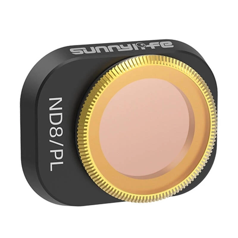Conjunto de filtros Sunnylife para DJI Mini 4 Pro – filtros de densidade neutra e polarização 4 lentes (ND8, ND16, ND32, ND64)