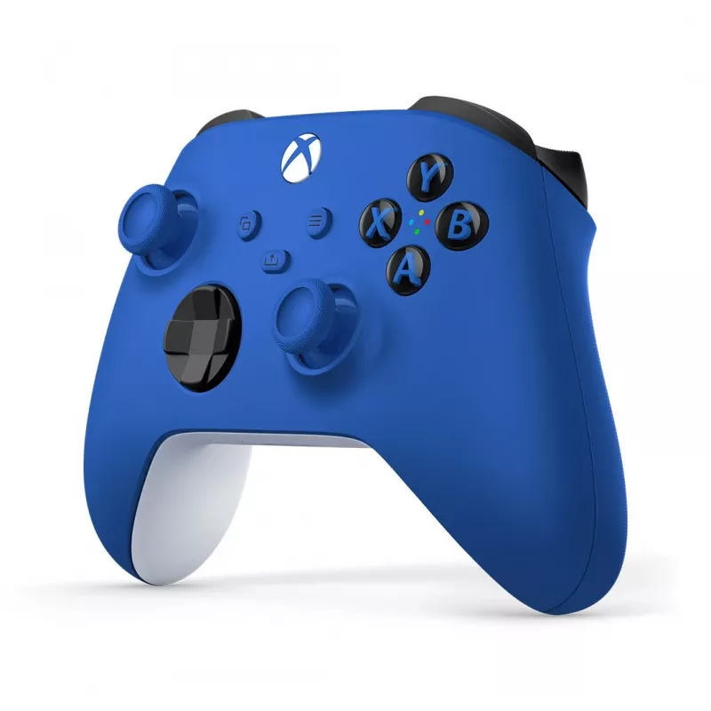 Comando sem fios Microsoft Xbox azul e branco Bluetooth/USB gamepad analógico/digital Android, PC, Xbox One, Xbox One S, Xbox One X, Xbox Series S, Xbox Series X, iOS