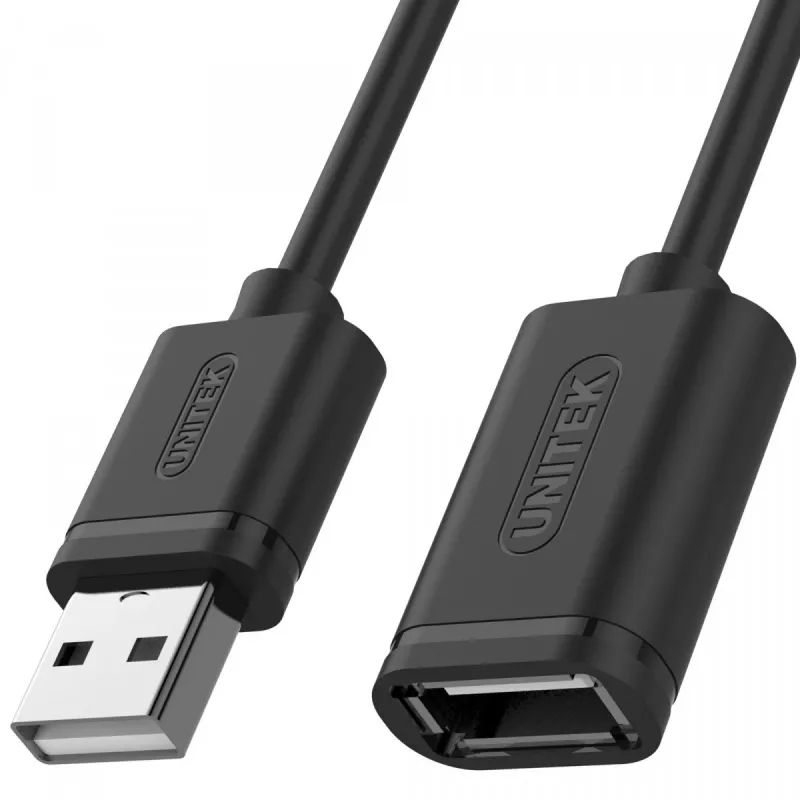 Cabo de extensão Unitek Y-C428GBK USB 2.0, Am-af