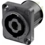 Conector de altifalante Neutrik NL4MPXX-UC conector fêmea de flange, contactos retos número de polos (num): 4 preto 1 unid. (NL4MPXX-UC)