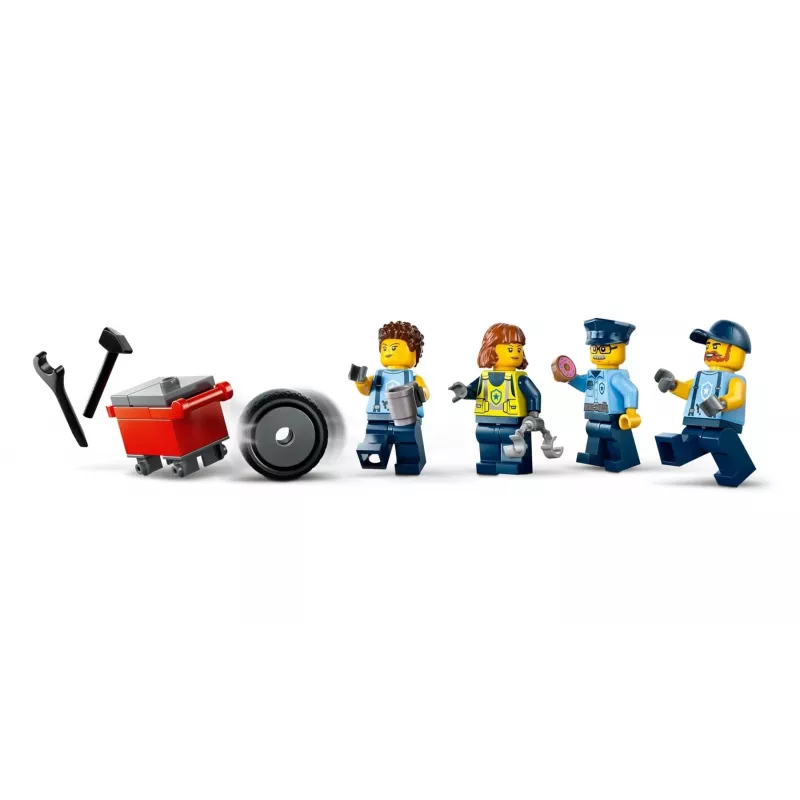 LEGO CITY 60457 Garagem de Carro de Polícia Personalizada