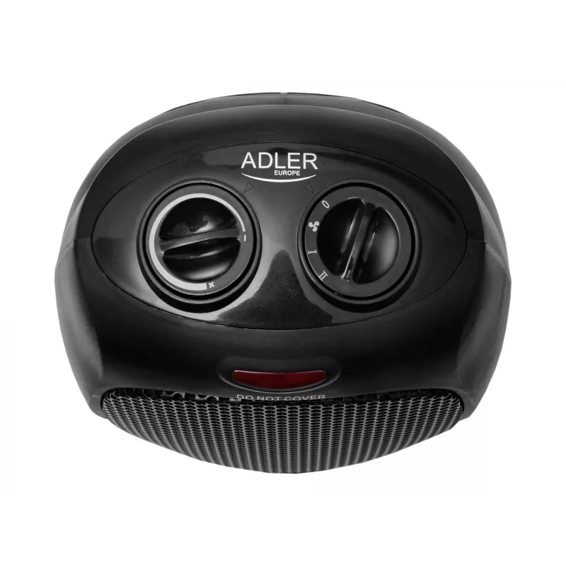 Adler AD 7702 Aquecedor elétrico ventilador para interior aço inoxidável 1500 W