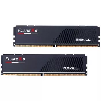 DIMM 32 GB DDR5-6000 (2x 16 GB) Dual-Kit, memória RAM preta, F5-6000J3636F16GX2-FX5, Flare X5, AMD EXPO