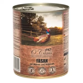 O'CANIS faisão com cenouras monoproteico - comida húmida para cães - 800g