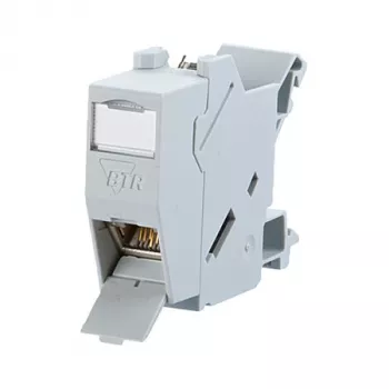 METZ CONNECT BTR IT CONNECT E-DAT Módulo REG 8(8) IP20 - Entrada modular - Cinzento claro, RAL 7035 - 1 ligação (1309426003-E)