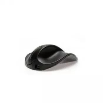 BakkerElkhuizen HandShoeMouse Medium sem fios, para destros, ótico, RF Wireless, 1000 DPI, Preto