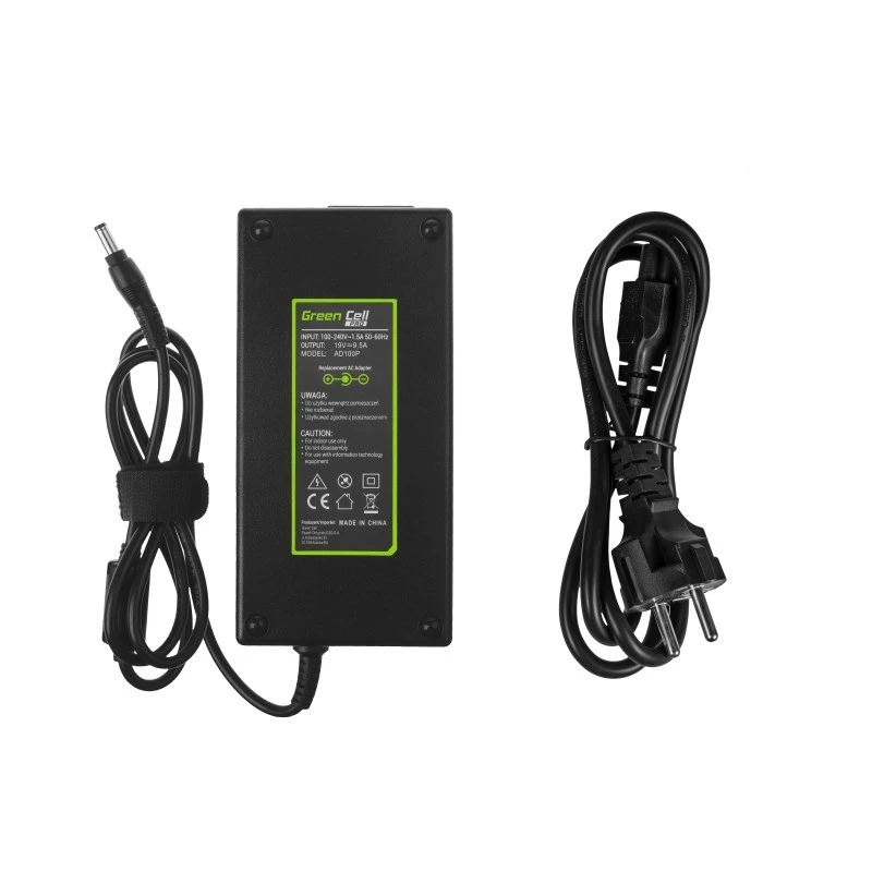 Fonte de alimentação/transformador Green Cell AD100P interior 180 W preto