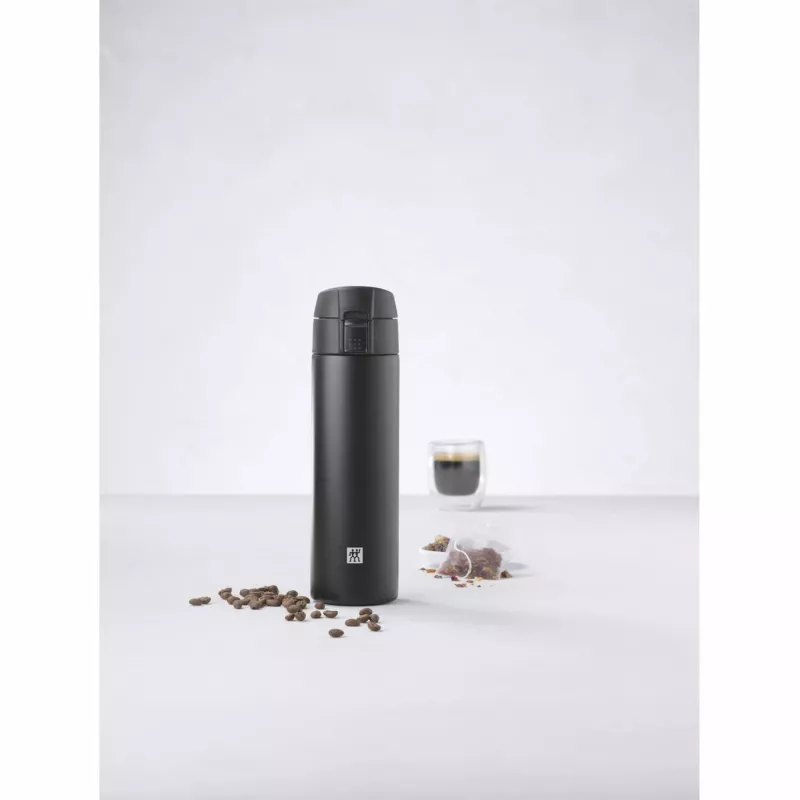 Caneca de viagem Zwilling Thermo 39500-508-0 - 450 ml preto, caneca isotérmica