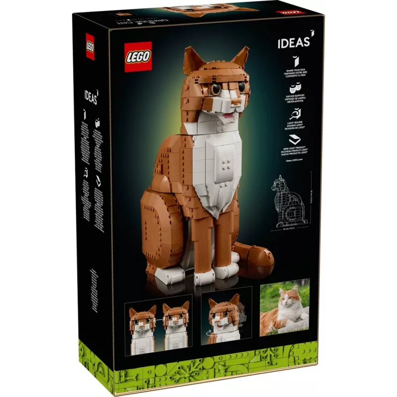 LEGO IDEAS 21376 Gato laranja